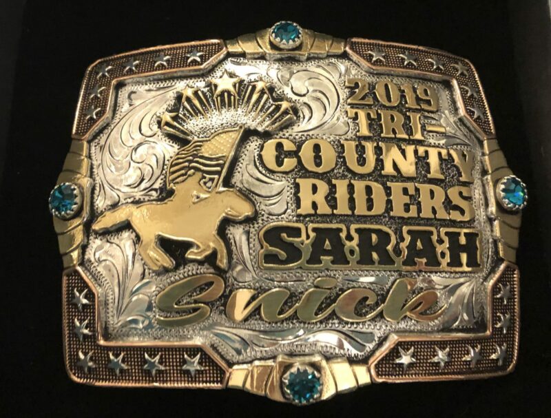 winning belt buckle